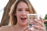 Beautiful girls swallowing goldfish and more!